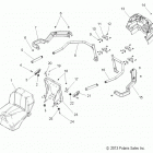 550 INDY ADVENTURE/INTL - S14CE5BSL/BEL Body, passenger seat and arm rest asm.