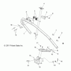 600 WIDETRAK  - S16PU6NSL/NEL Steering, steering post asm. and steering hoop