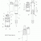 600 RUSH PRO R/ES/INTL - S14BP6GSA/GSL/GEL Suspension, shock, front