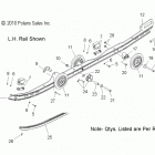 600 WIDETRAK IQ/INTL- S13PU6NSL/NEL Suspension, rails