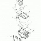 S17CBA5 550 INDY ALL OPTIONS Engine, air box