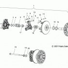 S17MBX6JSA/JEA 600 RACER/INTL Drive train, clutch, primary - s17mbx6jsa  /  jea ...