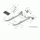 800 INDY SP/INTL/FO - S15CP8 Подвеска задняя и трак