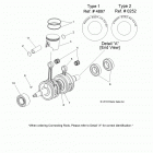 600 SWITCHBACK ADVENTURE - S14BA6GSL Коленвал и поршни