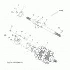 600 SWITCHBACK ASSAULT ALL OPTIONS - S16CW6 Приводной вал и промежуточный