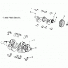 TURBO IQ LXT - S13PT7FSL Engine, crankshaft and balance shaft