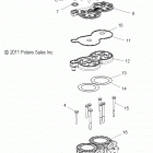 S17MBX6JSA/JEA 600 RACER/INTL Engine, cylinder - s17mbx6jsa  /  jea (49snowcylin...