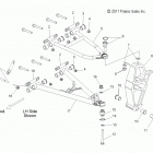 800 SWITCHBACK PRO R/ES/INT/LE ALL OPTIONS - S14BS8/BC8/BD8 Рычаги подвески и стойка