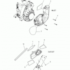 550 INDY/ES/INTL - S15CB5BSA/BSL/BEL воздуха на входе и выход воздуховодов
