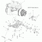 550 IQ SHIFT/ES - S13PB5BSA/BSL Крепление двигателя
