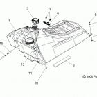550 IQ SHIFT/ES - S13PB5BSA/BSL Топливный бак