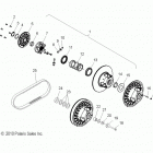 550 IQ SHIFT/ES - S13PB5BSA/BSL Вариатор ведомый