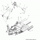 600 RMK 144/155 ALL OPTIONS - S13CK6/CM6 Chassis, chassis asm. and over structure (600  /  ...
