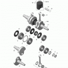 EXPEDITION SE 600HOE, XU Коленвал и поршни