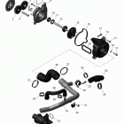 MXZ X 12004TEC XR Охлаждение двигателя