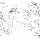 MXZ X 12004TEC XR 09- hood, windshield and console _38m1415