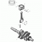 Skandic SWT 600 ACE (4-strokes) XU Коленвал и поршни