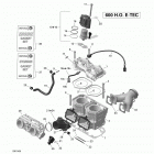EXPEDITION LE 600HOE, XU Головка цилиндров