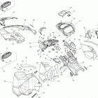 MXZ X 600RS XS RS 09- hood, windshield and console _38m1438