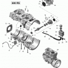 MXZ X 600RS XS RS Картер