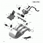 EXPEDITION LE 1200 XU Впускной коллектор и дроссельная заслонка