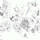 SUMMIT SP 600HOE XM 146 Двигатель и крепление