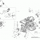 GSX LE 900ACE XS Двигатель и крепление