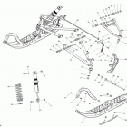 SUMMIT X 800RE XM 163 Передняя подвеска и лыжи