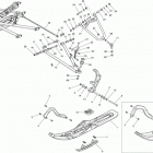 GRAND TOURING SPORT 600 XP Передняя подвеска и лыжи