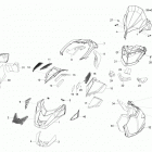 Skandic SWT 600 HO ETEC XU Капот ,стекло ветровое и консоль передняя