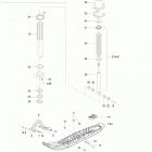 Skandic SWT 600 HO ETEC XU Передняя подвеска и лыжи