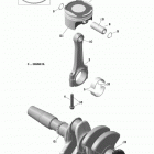 Skandic WT 600 ACE (4-strokes) XU Коленвал и поршни