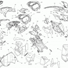 SUMMIT SP 800RE XM Капот ,стекло ветровое и консоль передняя
