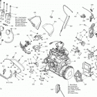 RENEGADE X 800RE XS 01- engine and engine support 800