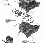 Skandic WT 600 ACE (4-strokes) XU Блок двигателя