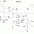 MXZ X 600HOE 10- electrical harness , main 600ho e-tec