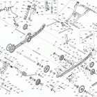 MXZ XRS 600HOE 08- rear suspension with adjust system
