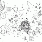 RENEGADE BACK COUNTRY X 600HOE 01- engine and engine support 600