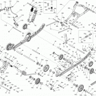 MXZ X 600HOE 08- rear suspension with adjust system