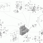 Skandic SWT 600 HO ETEC XU Двигатель и крепление