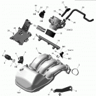 EXPEDITION SE 12004TEC, REVXU Коллектор воздухозаборника и корпус дросселя