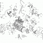 RENEGADE BACK COUNTRY 800RE XP 01- engine and engine support 800
