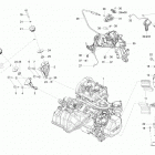Skandic WT 600 ACE (4-strokes) XU Двигатель и крепление