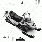 Skandic WT 600 HO ETEC XU Наклейки