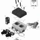 EXPEDITION SPORT 550F XP Блок цилиндров и мощностные клапана