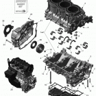 MXZ X & TNT 1200 XR Блок двигателя