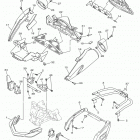 RS VENTURE GT RST90PGTER/RST90PGTEL Бампер, Багажник. Брызговик