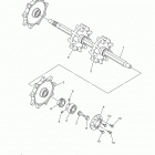 FX NYTRO XTX 1.75 FX10XT75EL/FX10XT75EB Привод трака 1