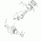 SRX120 SRX120EL Коленчатый вал и Поршень