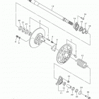 APEX SE RX10PSDW/RX10PSDB Вторичный вал